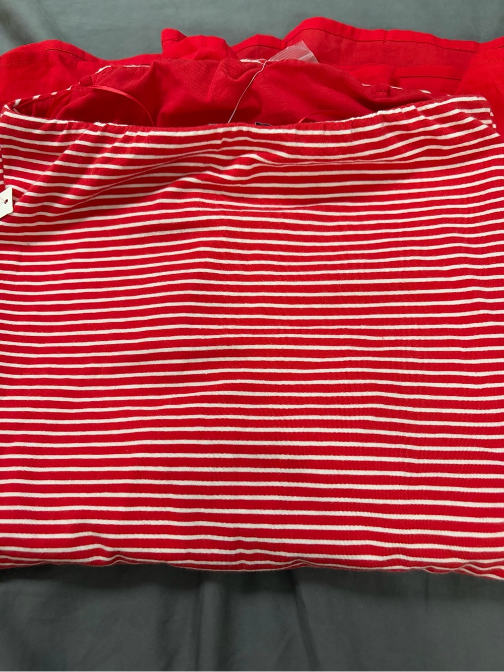 Hollister striped Tube Top Red Skirted Romper - Women size Small - NWT - Picture 5 of 8
